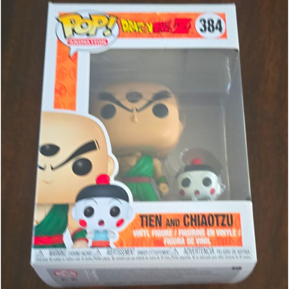 Funko Pop! Animation Dragon Ball Z Tien & Chiaotzu #384 Vinyl Figure